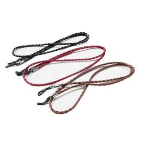 5 Pcs Multicolor PU Woven Eyeglass Chain String Sunglasses Cord Neck Strap Holder Reading Glasses Chain Necklace String